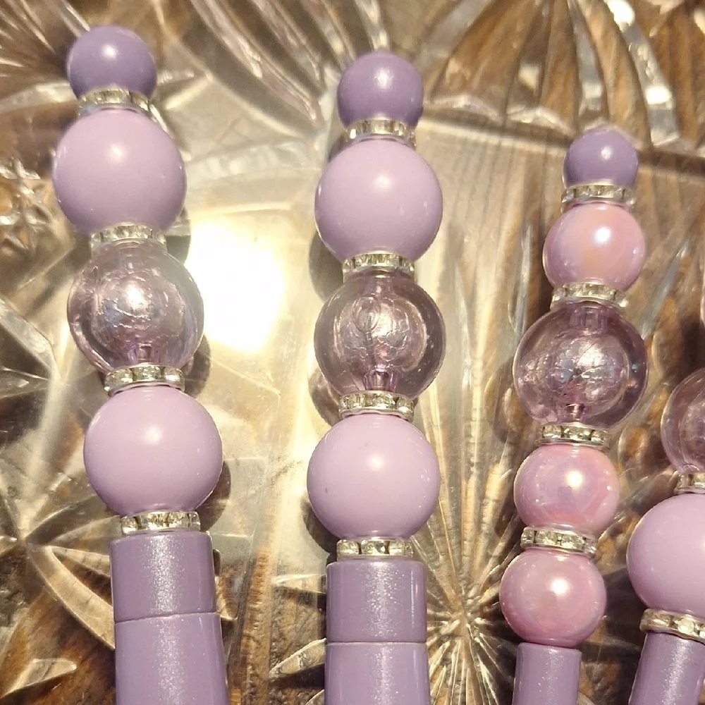 Elegant Purple Makeup Brush Set